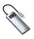 Hub 4in1 Baseus Metal Gleam Series, USB-C to USB 3.0 + USB 2.0 + HDMI + USB-C PD