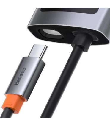 Hub 4in1 Baseus Metal Gleam Series, USB-C to USB 3.0 + USB 2.0 + HDMI + USB-C PD