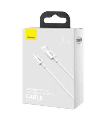 Baseus Superior Series Cable USB to USB-C, 66W, 2m (white)