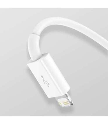 USB cable 3in1 Baseus Superior Series, USB to micro USB / USB-C / Lightning, 3.5A, 1.2m (white)