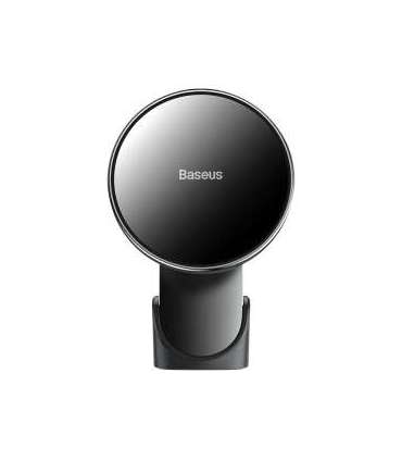 Baseus Big Energy car mount with wireless charger 15W for Iphone 12 / Iphone 13 (Black)