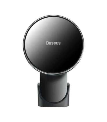 Baseus Big Energy car mount with wireless charger 15W for Iphone 12 / Iphone 13 (Black)