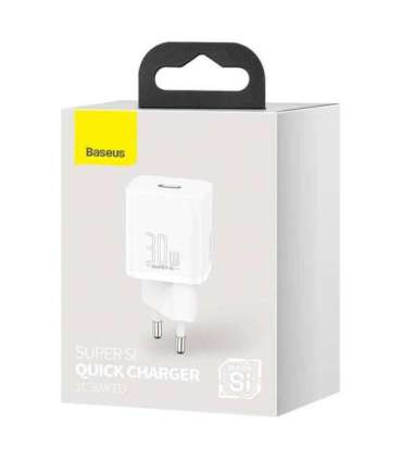 Quick Charger Baseus Super Si 1C 30W (white)