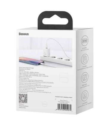Quick Charger Baseus Super Si 1C 30W (white)