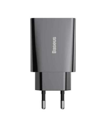 Baseus Speed Mini Quick Charger, USB-C, PD, 3A, 20W (black)