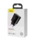 Baseus Speed Mini Quick Charger, USB-C, PD, 3A, 20W (black)