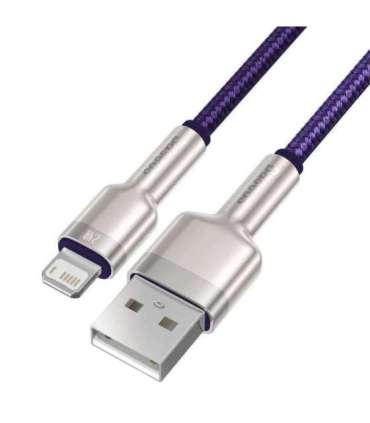 USB cable for Lightning Baseus Cafule, 2.4A, 1m (purple)
