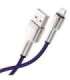 USB cable for Lightning Baseus Cafule, 2.4A, 1m (purple)