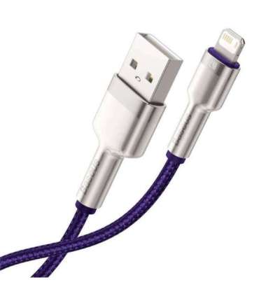USB cable for Lightning Baseus Cafule, 2.4A, 1m (purple)