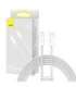 USB-C cable for Lightning Baseus Dynamic Series, 20W, 2m (white)