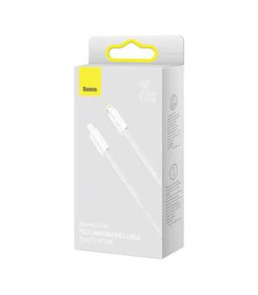 USB-C cable for Lightning Baseus Dynamic Series, 20W, 2m (white)