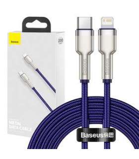 Baseus Cafule Series USB-C cable for Lightning, 20W, 2m (purple)