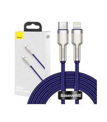Baseus Cafule Series USB-C cable for Lightning, 20W, 2m (purple)