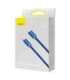 Baseus Crystal Shine cable USB-C to Lightning, 20W, PD, 2m (blue)