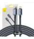Baseus Crystal Shine cable USB-C to Lightning, 20W, PD, 2m (black)