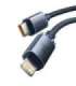 Baseus Crystal Shine cable USB-C to Lightning, 20W, PD, 2m (black)