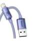 Baseus Crystal Shine cable USB to Lightning, 2.4A, 2m (purple)