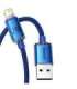 Baseus Crystal Shine cable USB to Lightning, 2.4A, 1.2m (blue)