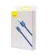 Baseus Crystal Shine cable USB to Lightning, 2.4A, 1.2m (blue)