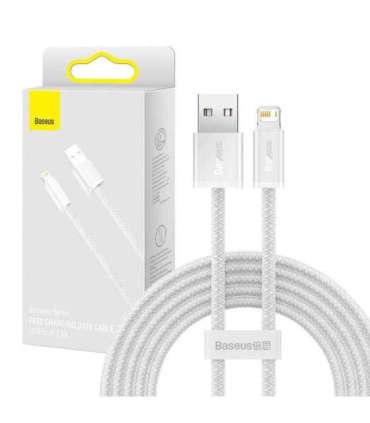 Baseus Dynamic cable USB to Lightning, 2.4A, 2m (White)