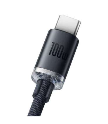 Baseus Crystal Shine cable USB to USB-C, 100W, 2m (black)