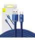 Baseus Crystal Shine cable USB to USB-C, 100W, 2m (blue)
