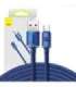 Baseus Crystal Shine cable USB to USB-C, 100W, 2m (blue)