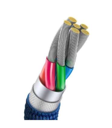 Baseus Crystal Shine cable USB to USB-C, 100W, 2m (blue)