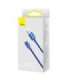 Baseus Crystal Shine cable USB to USB-C, 100W, 2m (blue)