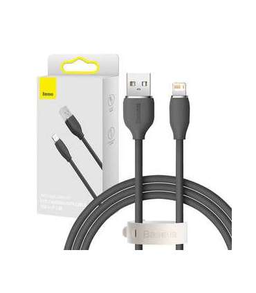Baseus Jelly  cable USB to Lightning, 2,4A, 1,2m (black)