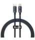 Baseus Crystal cable USB-C to Lightning, 20W, PD, 1.2m (black)
