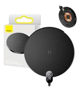 Inductive wireless charger Baseus Digital LED  15W (black)