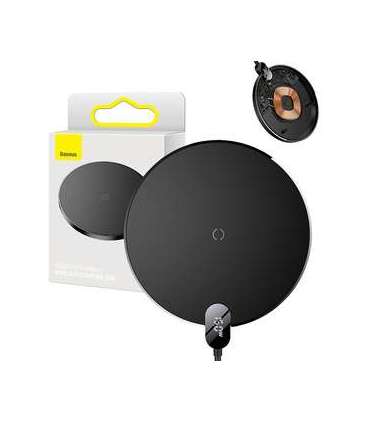 Inductive wireless charger Baseus Digital LED  15W (black)