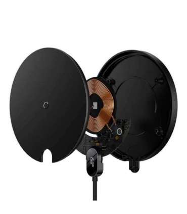 Inductive wireless charger Baseus Digital LED  15W (black)