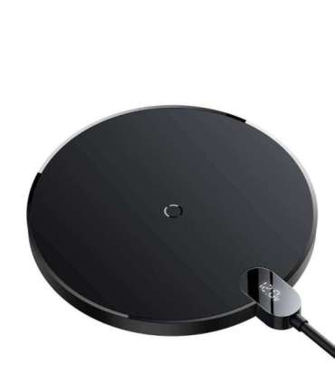 Inductive wireless charger Baseus Digital LED  15W (black)