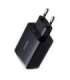 Baseus Compact Quick Charger, 3x USB, 17W (Black)