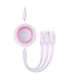 Baseus Bright Mirror 2, 3-in-1  USB 3-in-1 cable for micro USB / USB-C / Lightning 3.5A 1.1m (Purple)