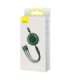 Baseus Bright Mirror 2, USB 3-in-1 cable for micro USB / USB-C / Lightning 3.5A 1.1m (Green)
