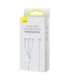 3in1 USB cable Baseus Flash Series 2, USB-C + micro USB + Lightning, 100W, 1.5m (purple)
