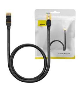 Baseus Ethernet RJ45, 10Gbps, 1m network cable (black)