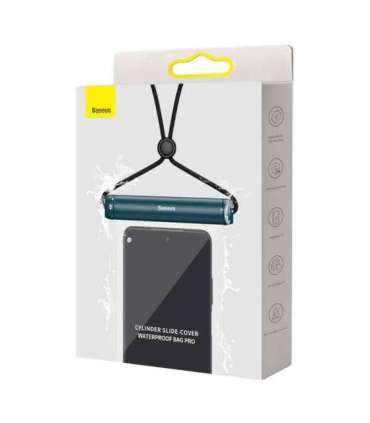 Baseus Cylinder Slide-cover waterproof smartphone bag (blue)