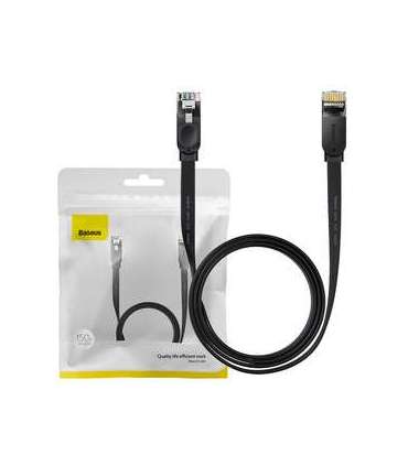Baseus Ethernet RJ45, 1Gbps, 1.5m network cable (black)