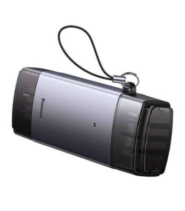 Baseus Lite Series SD/TF memory card reader, USB + USB-C (gray)