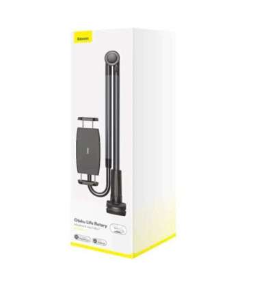 Phone / tablet rotary clip holder Baseus Otaku Life Rotary Pro (gray)