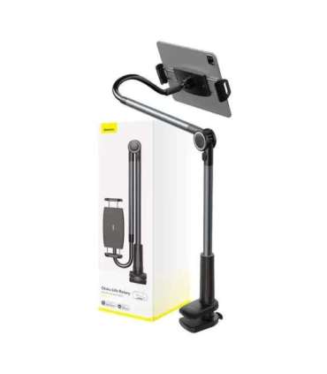 Phone / tablet rotary clip holder Baseus Otaku Life Rotary Pro (gray)