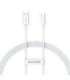 Baseus Superior Series Cable USB to USB-C, 65W, PD, 1m (white)
