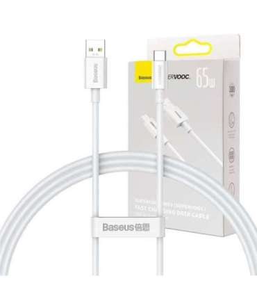 Baseus Superior Series Cable USB to USB-C, 65W, PD, 1m (white)