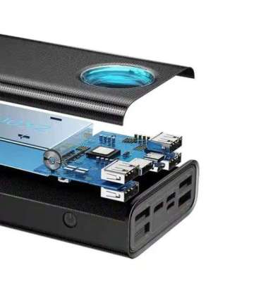 Powerbank Baseus Amblight 30000mAh, 4xUSB, USB-C, 65W (black)