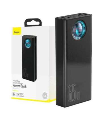 Powerbank Baseus Amblight 30000mAh, 4xUSB, USB-C, 65W (black)