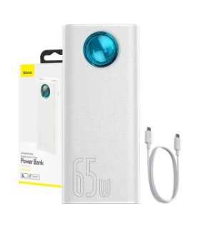 Powerbank Baseus Amblight 30000mAh, 4xUSB, USB-C, 65W (white)